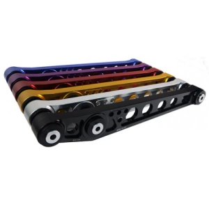 Subaru WRX STI Lower Control Arms - Rear - BLOX Racing - Red - `08-`23